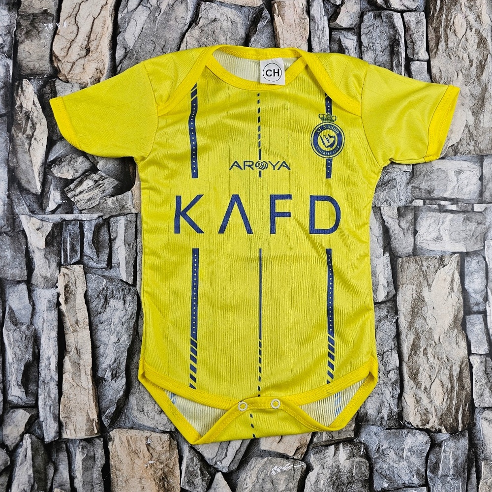 Al Nassr Baby Jersey, Ronaldo #7 Al Nassr Soccer